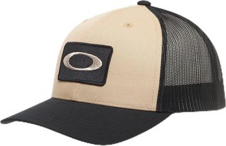 Oakley Mens O Original Trucker Hat, Pebble, One Size