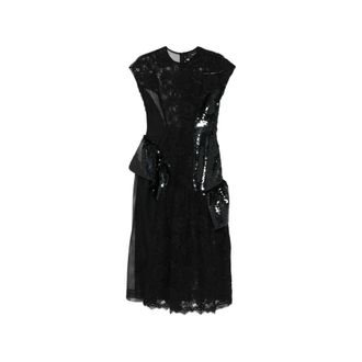 Simone Rocha Cap-sleeve Midi Dress