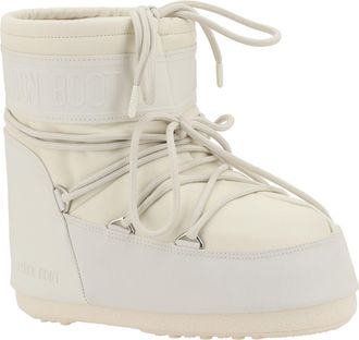 Moon Boot Womens Icon Low Rubber Boots Cream