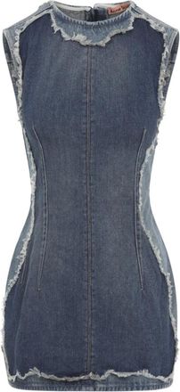 Acne Studios Dress Fn-Wn-Dres 001634 - Dames - Korte kleedjes - Blauw - XS - Kleedjes