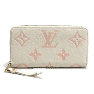 Louis Vuitton Monogram Empreinte Light Pink White Monogram Empreinte Long Wallet (Bi-Fold) (Pre-Owned)
