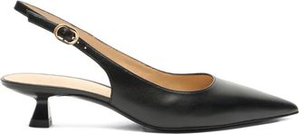 Stuart Weitzman 35 mm Stuart slingback pumps - Zwart
