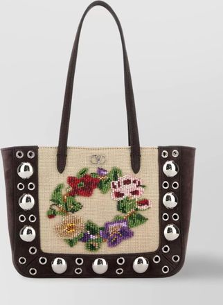 Valentino Garavani nellc&ocirc;te leather shoulder bag
