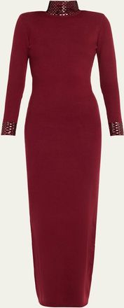 Retrof&ecirc;te Monroe Embellished Cashmere-Blend Maxi Dress