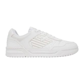 Emporio Armani Lage sneakers - Heren - Sneakers - Wit - 40 EU - Schoenen