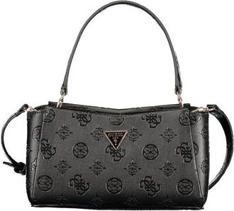 Guess Black Polyurethane Womens Womens Handbag