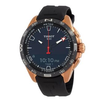 Tissot T-Touch Perpetual Alarm Chronograph Quartz Analog-Digital Black Dial Mens Watch T121.420.47.051.02