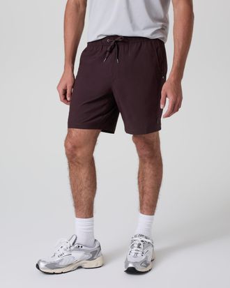 Vuori Clothing Kore Shorts Lined 7 | Raisin Tonal | XS, Size Extra Small