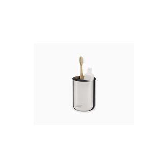 Joseph Joseph Portacepillos Joseph Joseph Easystore Luxe De Acero Inoxidable, Organizador Elegante Para Cepillos De Dientes, F&aacute;cil Limpieza, Dise&ntilde;o Moderno Y Durade