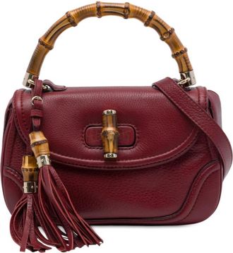 Gucci Pre-owned Gucci Medium Calfskin New Bamboo Satchel Ladies NS8BE7Z2CJUWFJRC