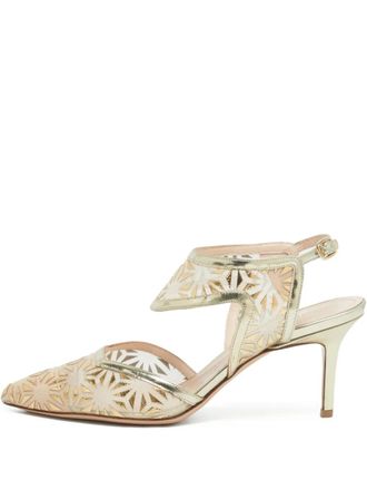 Nicholas Kirkwood Leda slingback pumps - Beige