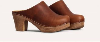 Calou Womens Lisa Heels Clog In Brown