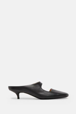 Mars&egrave;ll Black Leather Mules