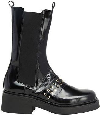8 by YOOX SHINY LEATHER CHUNKY CHELSEA BOOT