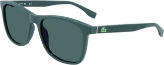 Lacoste L860Se N 315 Zonnebril - Heren - Zonnebrillen - Groen - 56 MM - Accessoires