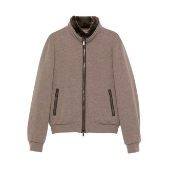 Moorer Heren, Jassen, Bruin, Maat: 2XL Wol