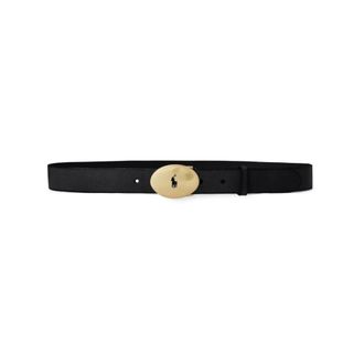 Ralph Lauren Belts, female, Black, S, Signature Polo Pony Belt