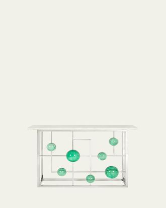 Jonathan Adler Globo Fretwork Console