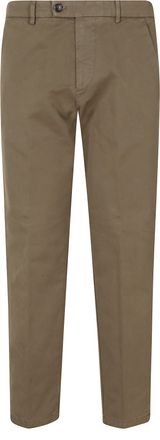 Be Able Brown John Cotton Gabardine Chino Pants