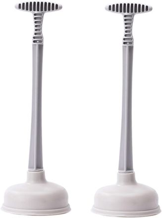 OEM Juego De 2 Aspiradoras Sanitarias Para Desatascar Y Limpiar, Para Uso Dom&eacute;stico Y De Oficina, Color Gris