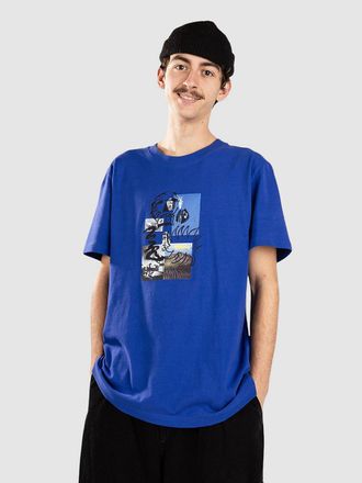 Poetic Collective Skull T-Shirt blau
