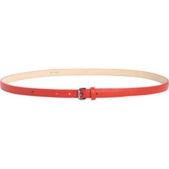 Longchamp Leather Belt in Poppy at Nordstrom Rack