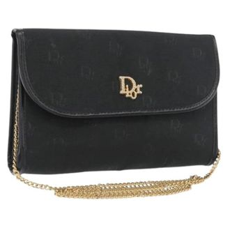 Dior Pre-owned Cross Body Bags, female, Black, Size: ONE SIZE Pre-owned Vintage Shoulder Bag