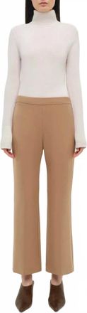 SIMKHAI Mackenzie Straight Leg Pant In Camel
