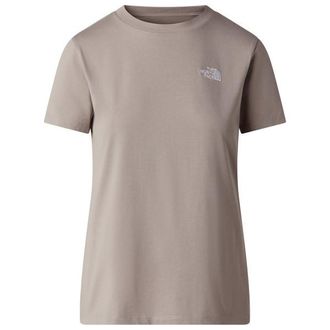The North Face Evolution Simple Dome Short Sleeve T-Shirt f&uuml;r Damen | grau/braun