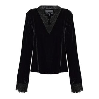 Ganni Mujer, Blusas y Camisas, Negro, Talla: XS