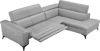 Egoitaliano Ecksofa »Martine, Multifunktionssofa mit Komfortfunktionen, edel und bequem« mit Ottomane, elektrischer Relaxfunktion und Kopfteilverstellung