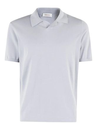 KANGRA collared short-sleeve polo shirt - Neutrals