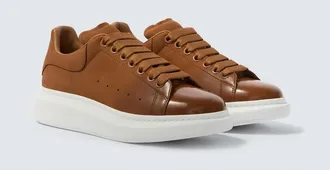 Alexander McQueen Zapatillas oversized de piel