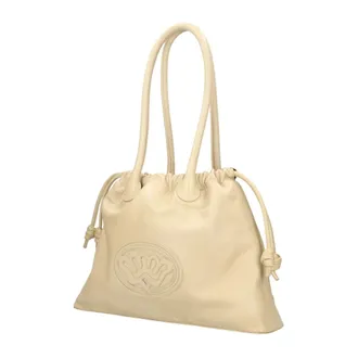 Fred De La Bretoniere Tassen, Dames, Beige, ONE Size, Leer, Frida Handtas