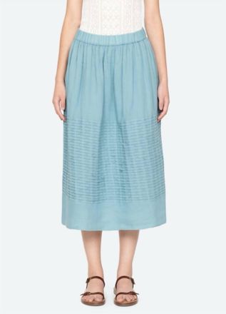 Sea New York Violet Midi Skirt In Blue