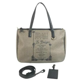 Bulgari Pre-owned Handbags, female, Gray, Size: ONE SIZE Pre-owned Collezione Shoulder Tote