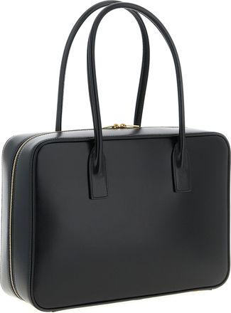 Saint Laurent Womens Black Calfskin Shoulder Bag