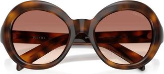 Prada D08Su Zonnebrillen - Dames - Zonnebrillen - Bruin - 53 MM - Accessoires