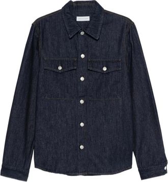 Dries Van Noten Overhemd - Heren - Spijkerjassen - Blauw - L - Jassen