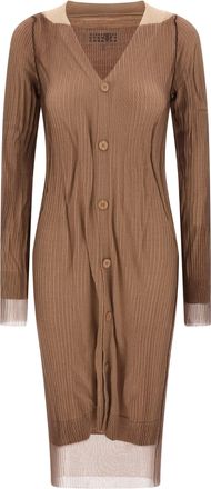 Maison Margiela trapped Double Layer Dress