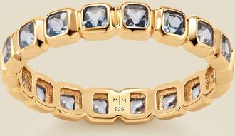 Made by Mary March Birthstone Eternity Ring