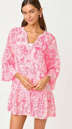 Lilly Pulitzer Livana Cover Up In Pink