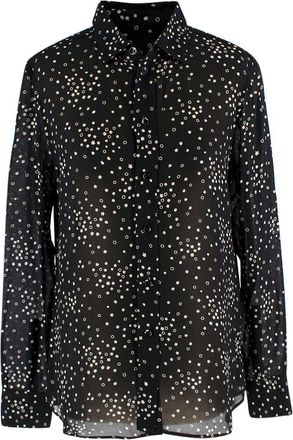 Saint Laurent Black Star Blouse Size S