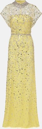 Jenny Packham Crystal Drop beaded gown