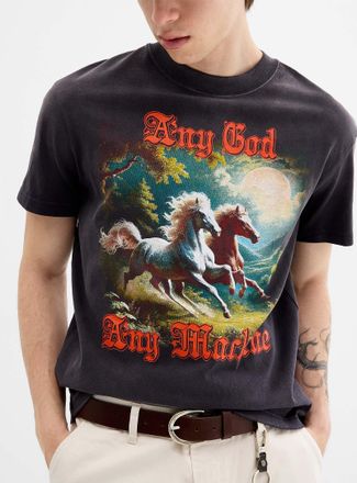 Deus Mens Horseplay graphic T-shirt