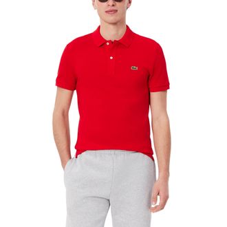 Lacoste Mens Polo Shirt Red XS