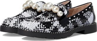 Blue by Betsey Johnson Harloe Womens Slippers Black/White Plaid : 8.5 M, Faux Leather