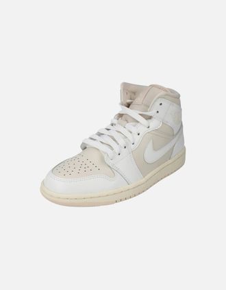Nike Womens Nike Womens Air Jordan 1 Mid Trainers Bq6472 201 - White - Size: 4.5