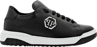 Philipp Plein Heren, Schoenen, Zwart, Maat: 39 EU Leer