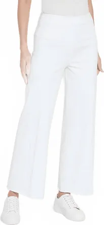 Lyss&eacute; Erin High Waist Wide Leg Jeans In White